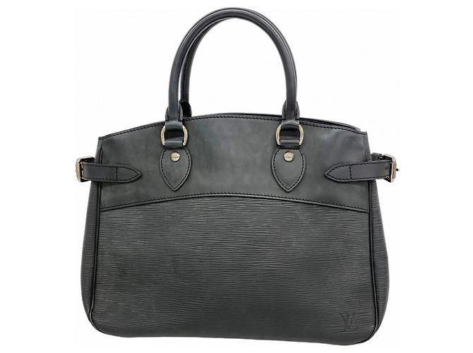 Borsa a mano Passy Epi Louis Vuitton Nero