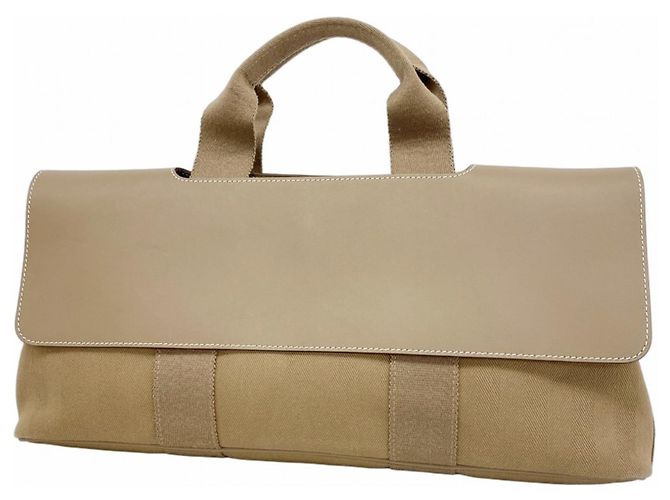 Bolso tote largo MM Valparaiso de Hermès Gris pardo
