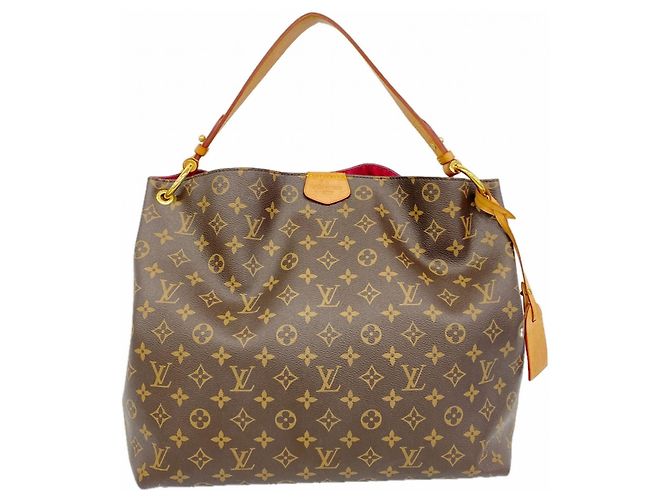 Bolso de Hombro Graceful MM Monograma Louis Vuitton Rosa