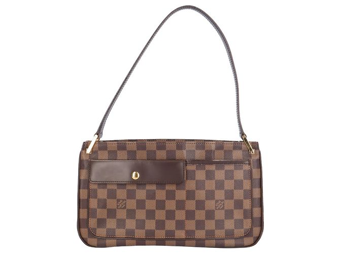 Bolsa de Ombro Damier Aubagne Louis Vuitton Marrom