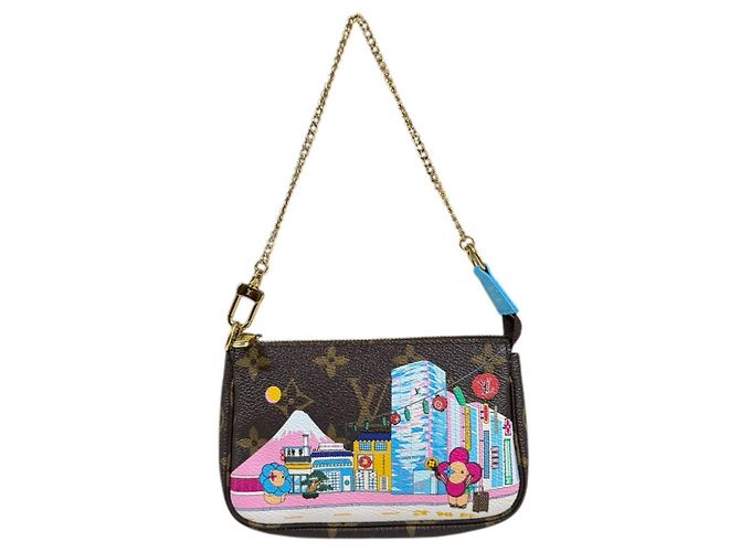 Mini Pochette Accessoires Vivienne Louis Vuitton Marron