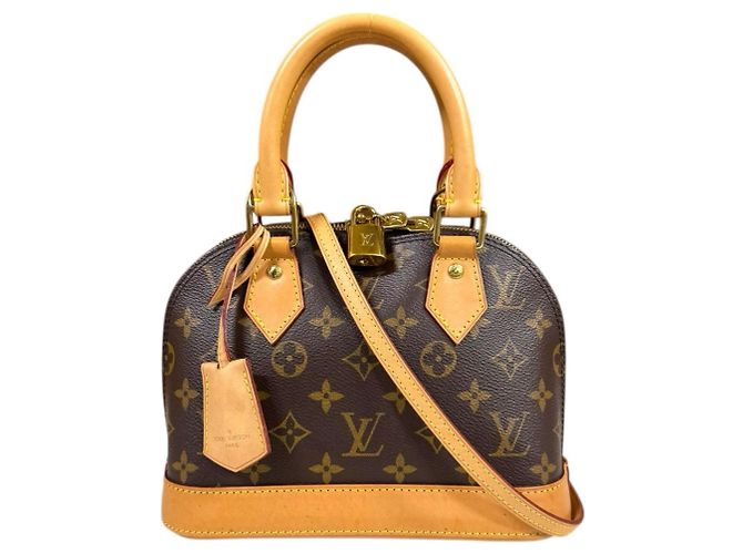 Sac à main Alma BB Monogram Louis Vuitton Marron
