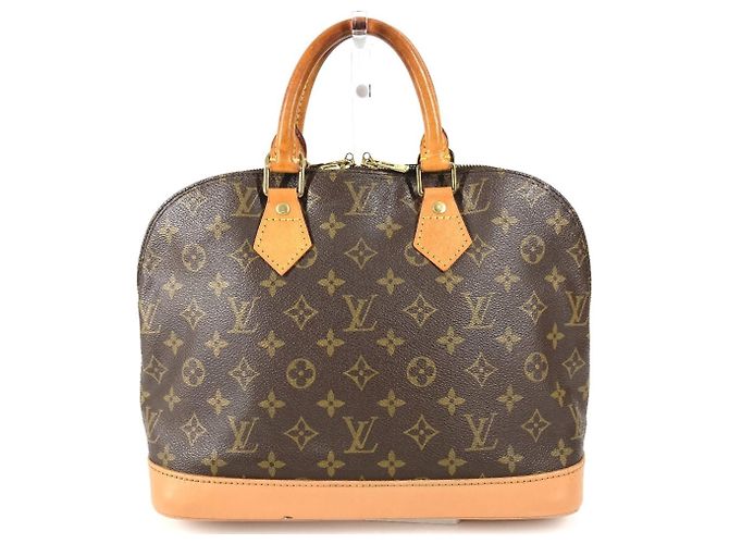 Sac à main Alma Monogram Louis Vuitton Marron