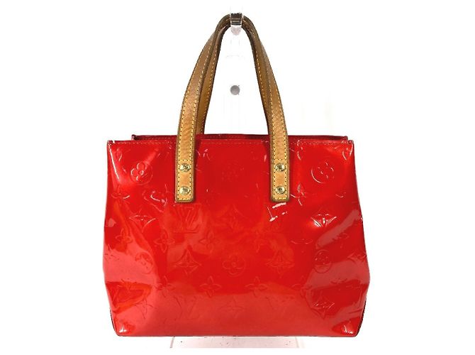 Tote Bag PM aus Monogram Vernis von Louis Vuitton Rot