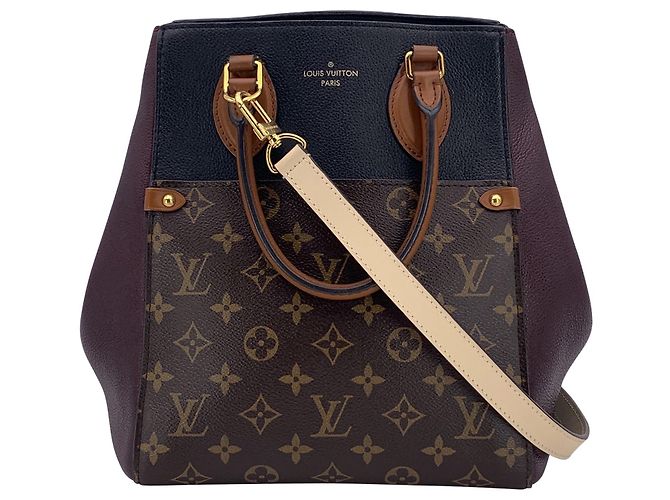 Graceful Bolsa de Ombro de Couro Louis Vuitton Marrom