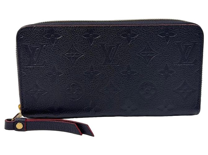 Louis Vuitton Zippy Wallet Monogram Leather Red