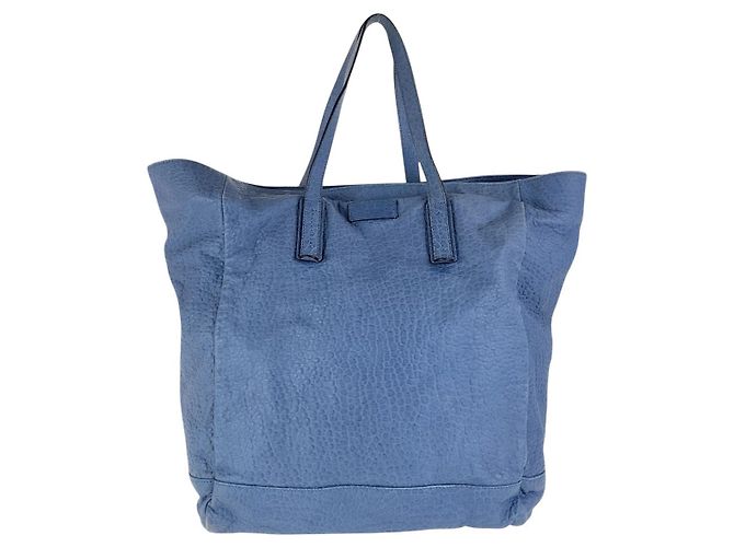 Gucci Leather Tote Bag Blue