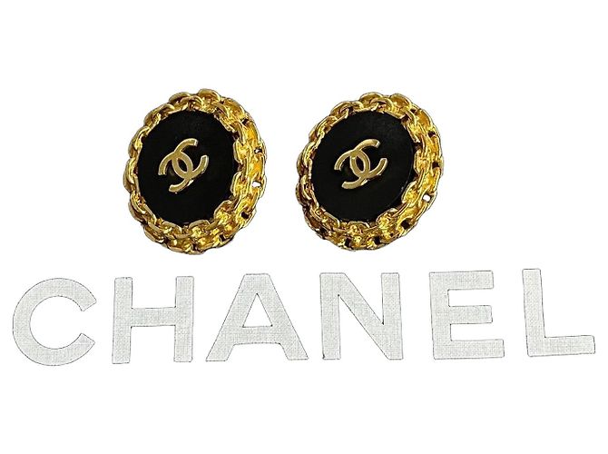 Orecchini Coco Mark di CHANEL D'oro Metallico 