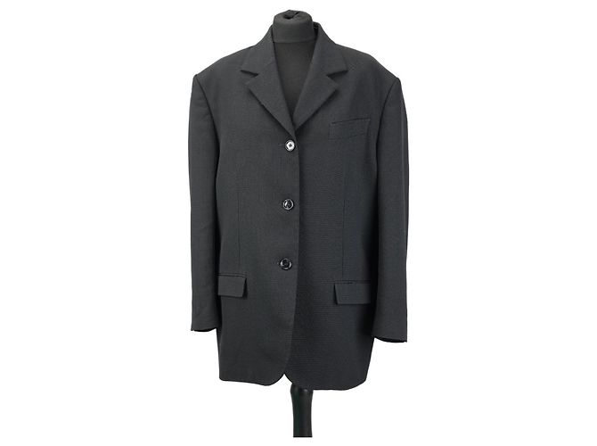 Acne Studios schwarzer Wollblazer