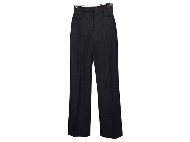 Calças de terno largas em lã preta Jacquemus Preto