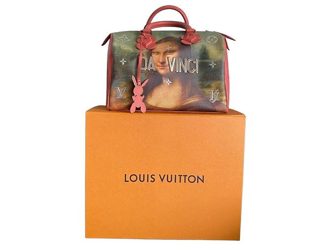 Louis Vuitton Jeff Koons Speedy 30, limitierte Auflage Pink