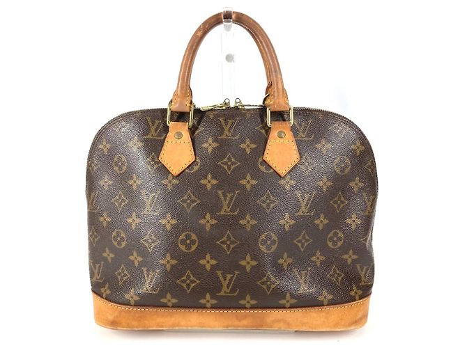 Sac à main Alma Monogram Louis Vuitton Marron