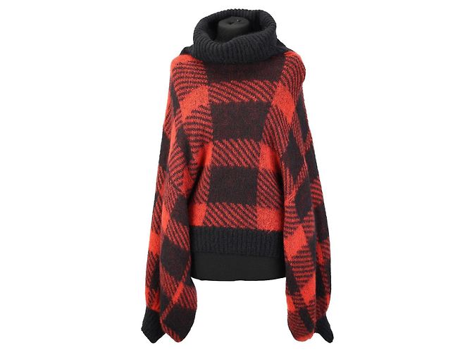 Emporio Armani Rollkragenpullover aus Wolle in Rot