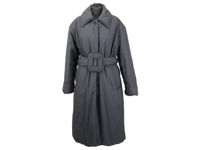 Autre Marque Abrigo acolchado con cinturón Olfa Tech ACNE STUDIOS negro