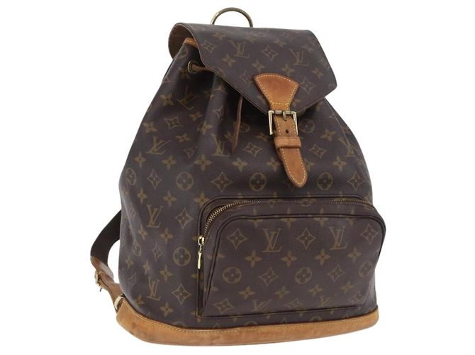 LOUIS VUITTON Sac à dos Monogram Montsouris GM M51135 LV Auth 173661 Monogramme
