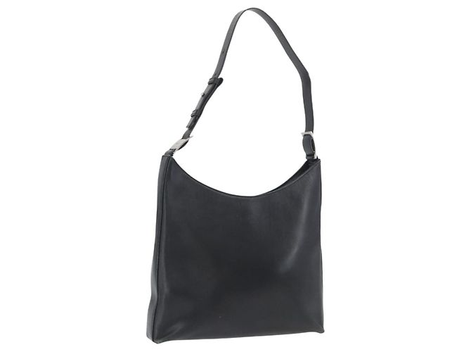 Borsa a Spalla Vala in Pelle Nera Salvatore Ferragamo Auth 174573 Nero
