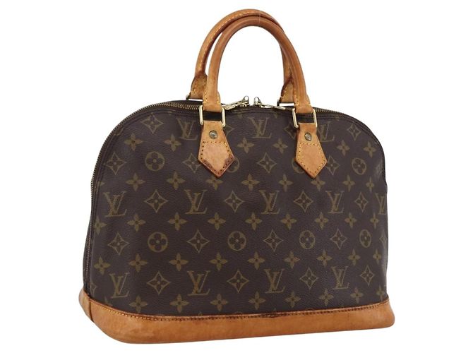 LOUIS VUITTON Bolsa de Mão Monogram Alma M51130 LV Auth 170065 Monograma