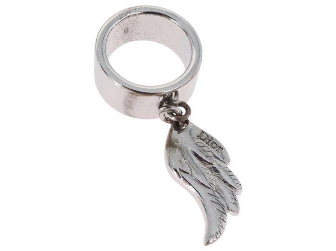 Christian Dior Ring aus Metall Silber Auth BA11378