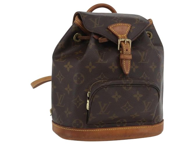 LOUIS VUITTON Mochila Monogram Montsouris PM M51137 LV Auth ki6440 Monograma