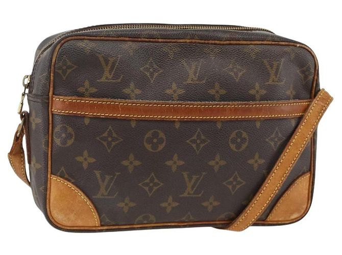 LOUIS VUITTON Bolsa de Ombro Monogram Trocadero 27 M51274 LV Auth ka3178