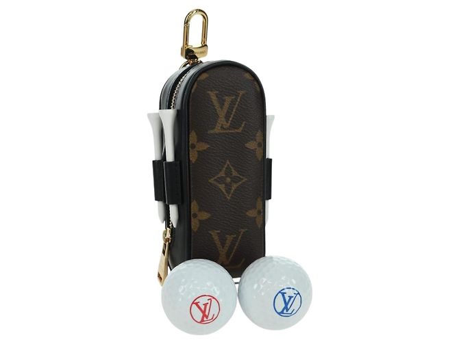 LOUIS VUITTON Monogram Golf Andrews Custodia per Palline da Golf GI0826 LV Auth LNZ550M Monogramma