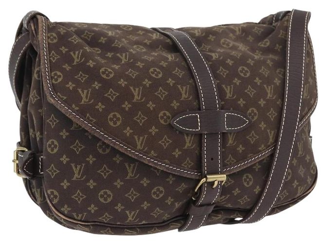 LOUIS VUITTON Borsa a Spalla Monogram Idylle Saumur PM Marrone M95227 Auth ep13645