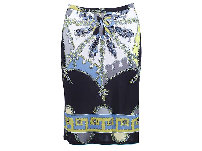 Mehrfariger Midirock von Emilio Pucci