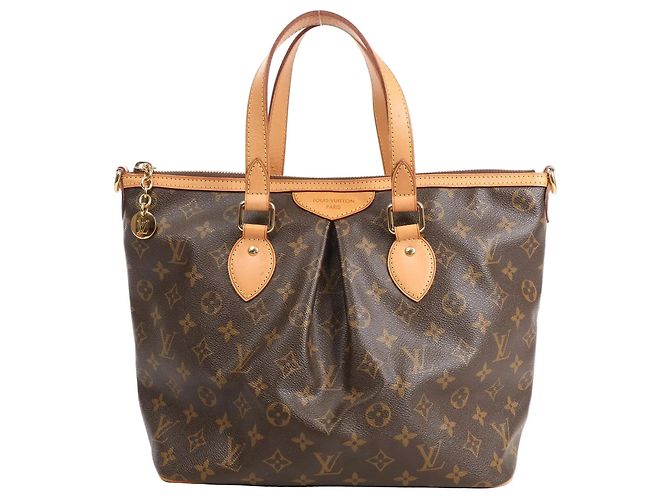 Borsa Louis Vuitton Palermo PM Monogram in Marrone M40145