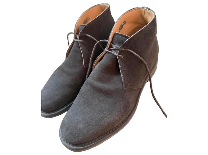 Church's Deerskin Ankle Boots Brown