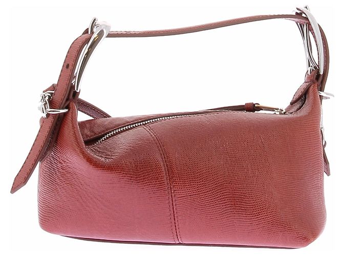 Autre Marque J&M DAVIDSON Handtasche aus rotem Leder