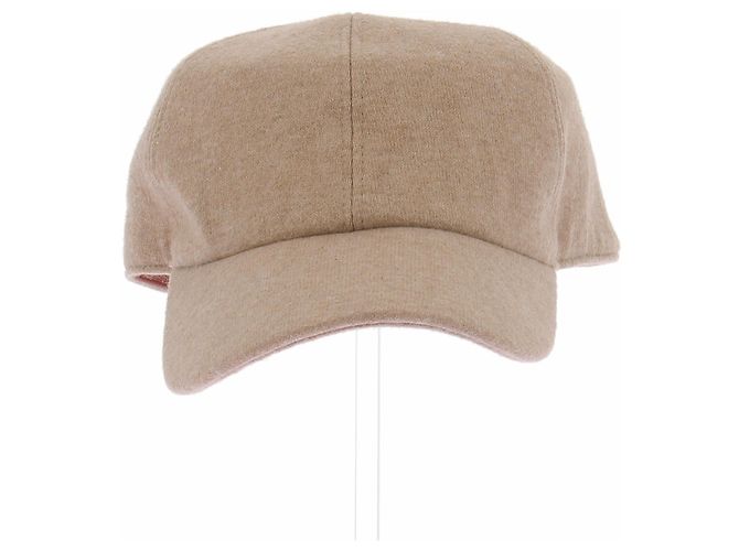 Loro Piana Casquette en cachemire beige