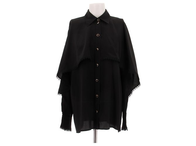 Camicia in seta nera Zimmermann Nero