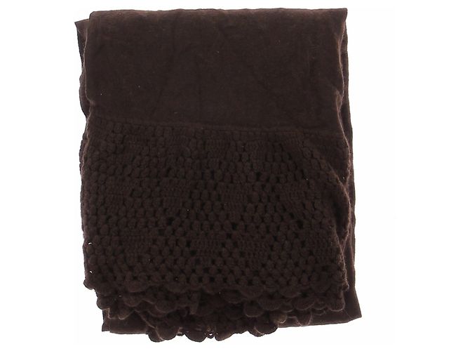 Dior Cachecol marrom de cashmere