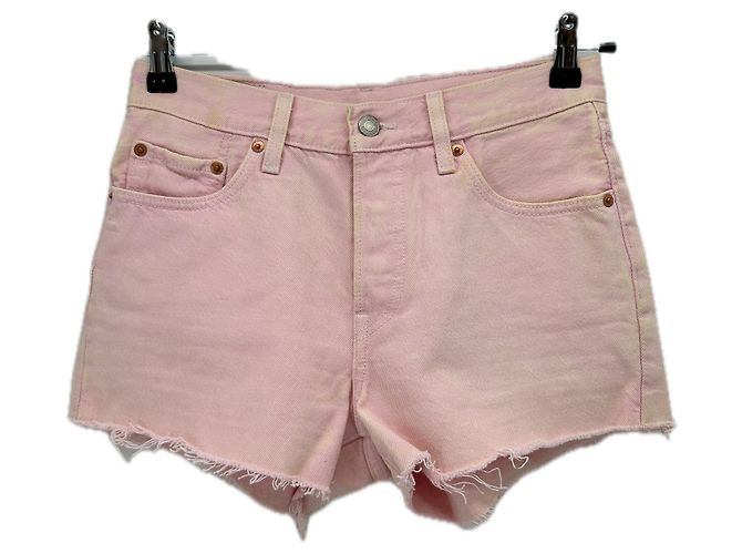 Levi's Denim-Shorts Rosa Pink
