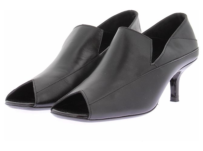 Iro Black Leather Heels 37