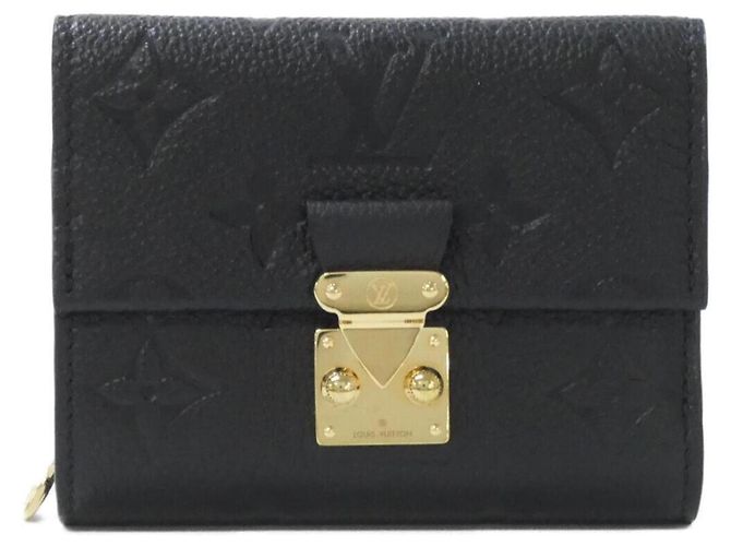Portafoglio Metis Compact Monogram Empreinte Louis Vuitton Nero