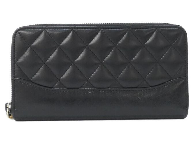 Chanel Gabrielle line wallet Black