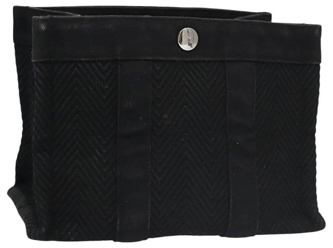 Hermès Hermes Mini Cabas Pouch Black