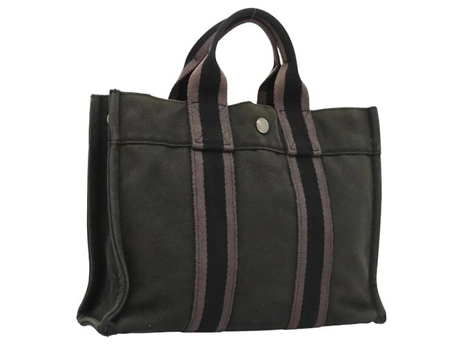 Hermès Fourre Tout PM Handtasche Schwarz