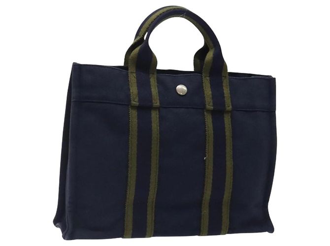 Bolsa Hermès Fourre Tout PM Azul