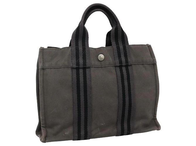 Bolso Tote Fourre Tout PM de Hermès Gris