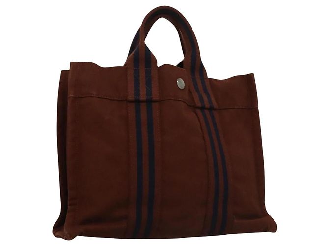 Bolsa Hermès Fourre Tout PM Marrom