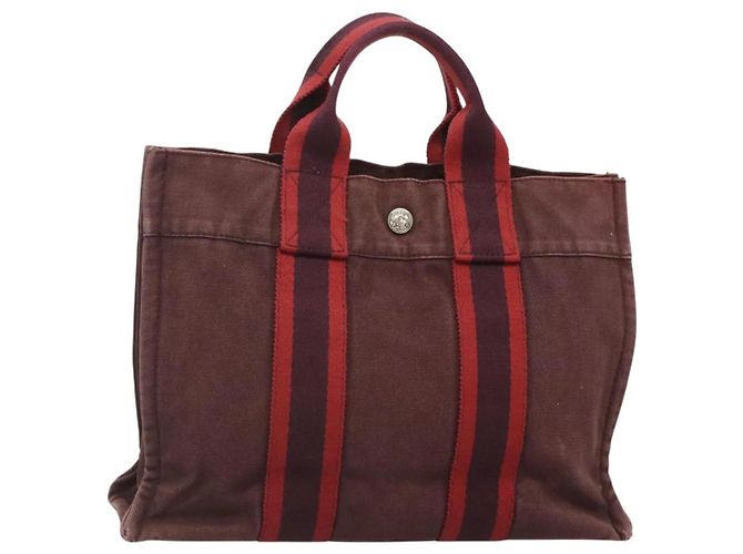 Sac Fourre Tout PM Hermès Rouge