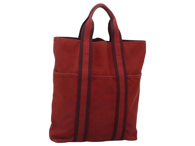 Bolsa Tote Fourre Tout Hermès Vermelho