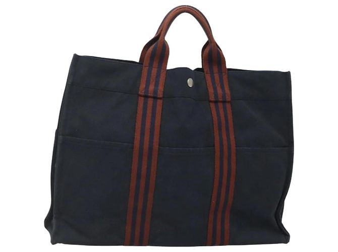 Bolsa Fourre Tout MM Hermès Azul