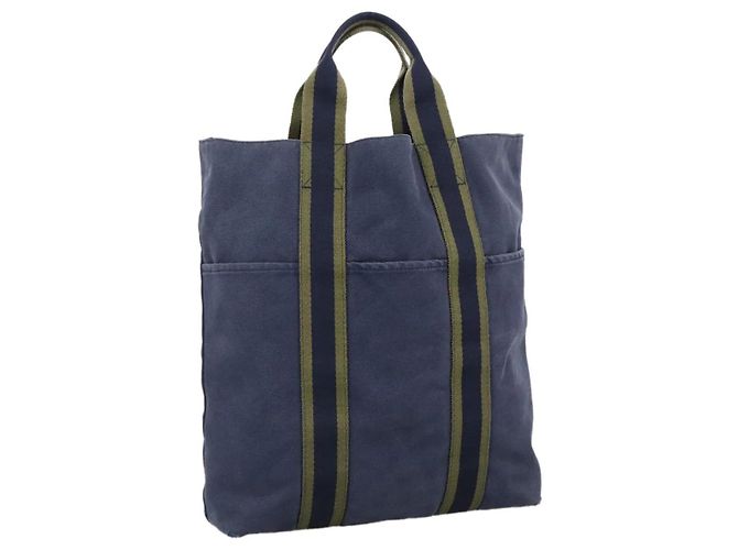 Sac cabas Fourre Tout Hermès Bleu