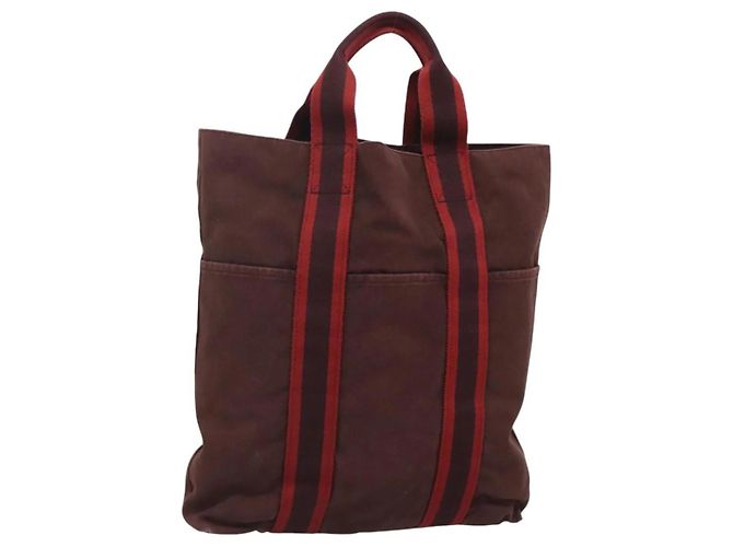 Borsa Tote Fourre Tout di Hermès Rosso