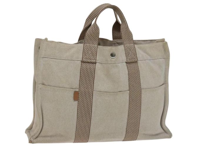 Bolso Fourre Tout MM de Hermès Beige
