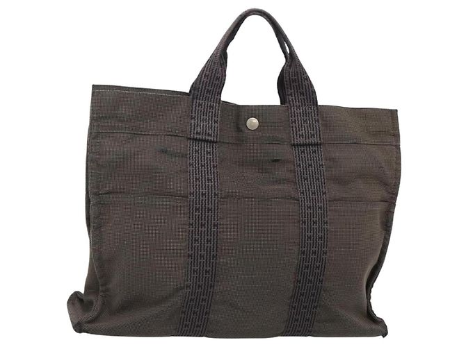 Bolsa Hermès Her Line MM Cinza