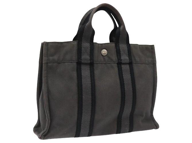 Bolsa Hermès Fourre Tout PM Preto